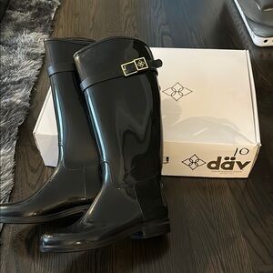 Däv Black Rain Boots